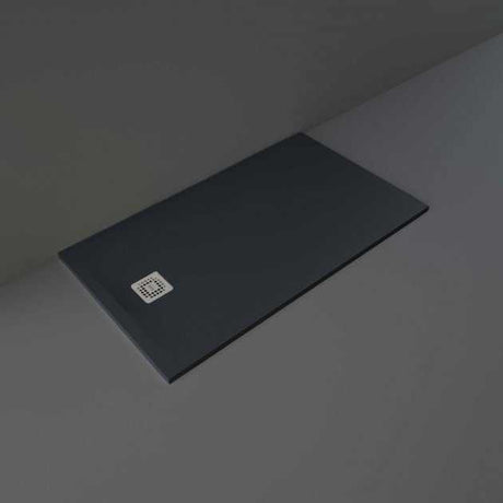 RAK Feeling Modern Rectangular Shower Tray 1400mm x 800mm - Solid Black - RFST080140S504