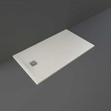 RAK Feeling Modern Rectangular Shower Tray 1400mm x 800mm - Solid Greige - RFST080140S505