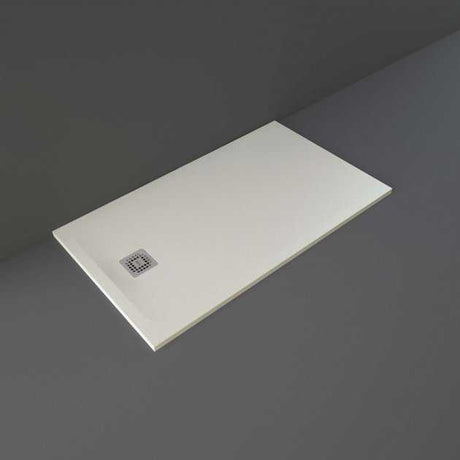 RAK Feeling Modern Rectangular Shower Tray 1400mm x 800mm - Solid Greige - RFST080140S505