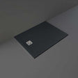 RAK Feeling Modern Rectangular Shower Tray 1200mm x 900mm - Solid Black - RFST090120S504