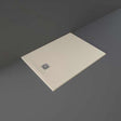 RAK Feeling Modern Rectangular Shower Tray 1200mm x 900mm - Solid Cappuccino - RFST090120S514