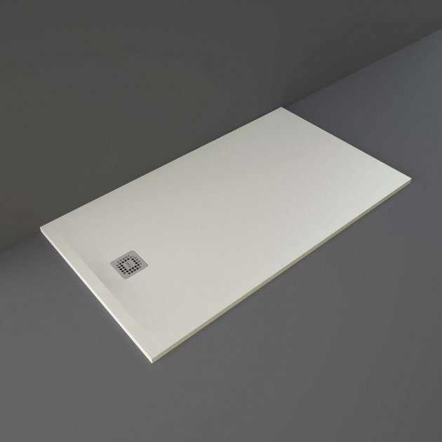 RAK Feeling Modern Rectangular Shower Tray 1600mm x 900mm - Solid Greige - RFST090160S505