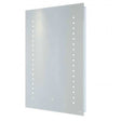 RAK Hestia Illuminated LED Portrait Mirror with Demister Pad and Switch 700mm High x 500mm Wide - Mirrored - RAKHES5001
