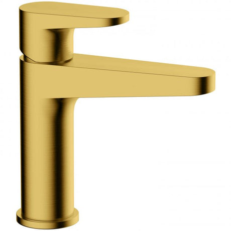 RAK Ischia Modern Basin Mixer Tap Without Waste - Brushed Gold - RAKISH3001G