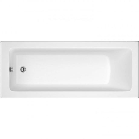 RAK Karla Modern Acrylic Single Ended Rectangular Bath 1700mm x 700mm - White - KABATH/WL