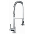 RAK Modern Pull Out Kitchen Sink Mixer Tap Side Lever - Chrome - RAKKIT012