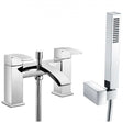 RAK Metropolitan Pillar Mounted Bath Shower Mixer with Shower Metropolitan Head and Hose - Chrome - RAKMET3005