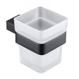 RAK Moon Wall Mounted Single Tumbler and Holder - Black - RAKMOO9903B