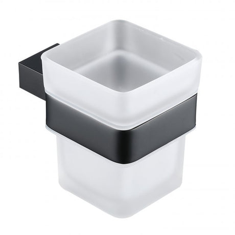 RAK Moon Wall Mounted Single Tumbler and Holder - Black - RAKMOO9903B