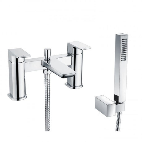 RAK Moon Modern Pillar Mounted Bath Shower Mixer Tap - Chrome - RAKMOO3005