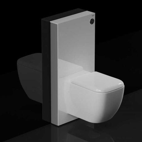 RAK Obelisk Modern Wall Hung Toilet Pan Cistern Cabinet - White  - FS04RAKCABWHT