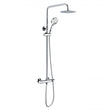 RAK Origin Modern Fixed Head Thermostatic Round Bar Mixer Shower with Shower Kit - Chrome - RAKSHW6009