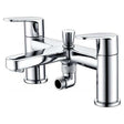 RAK Origin 62 Modern  Shower Head and Holder with Bath Shower Mixer - Chrome - RAKORI3005