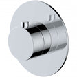 Rak Petit Round Concealed Thermostatic Valve - Chrome - RAKPER3024C