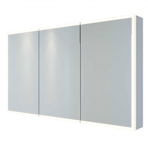 RAK Pisces Modern 3-Door Touch Sensor Mirrored Bathroom Cabinet 700mm High x 1200mm Wide - RAKPSC5003