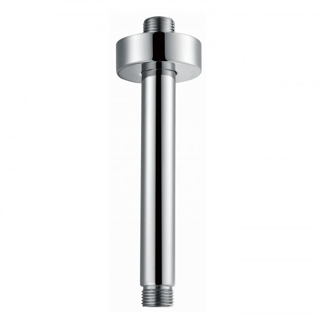 RAK Modern Ceiling Mounted Round Shower Arm 250mm Length - Chrome - RAKSHW0004