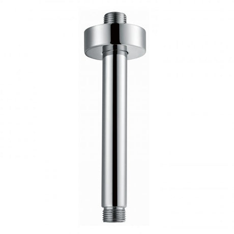 RAK Modern Ceiling Mounted Round Shower Arm 250mm Length - Chrome - RAKSHW0004
