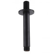 RAK Modern Ceiling Mounted Round Shower Arm 250mm Length - Black - RAKSHW0004B