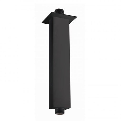 RAK Modern Ceiling Mounted Square Shower Arm 120mm Length - Black - RAKSHW0005B