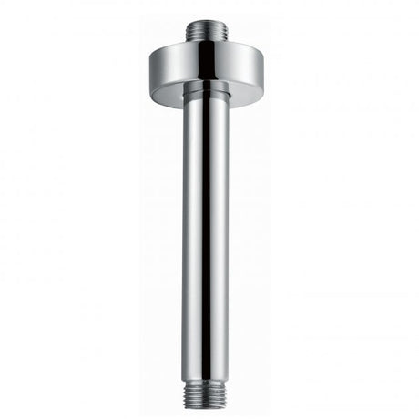 RAK Modern Ceiling Mounted Round Shower Arm 120mm Length - Chrome - RAKSHW0006