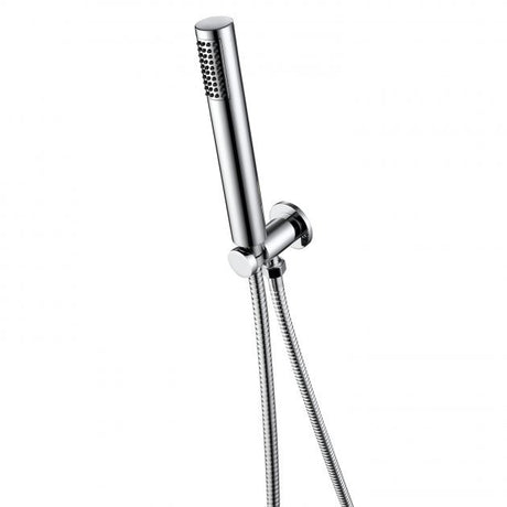 RAK Modern ABS Round Shower Handset with Bracket and Hose - Chrome - RAKSHW4002