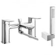 RAK Summit Shower Head and Hose with Bath Shower Mixer - Chrome - RAKSUM3005
