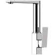 RAK Modern Side Lever Square Kitchen Sink Mixer Tap - Chrome -  RAKKIT010