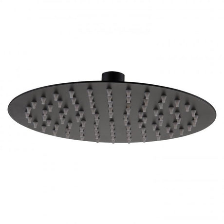 RAK Ultra Modern Slim Single Round Shower Head - Black - RAKSHW1006B