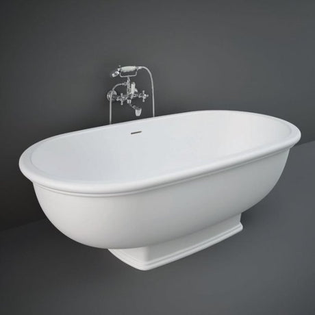 RAK Washington Traditional Freestanding Bath 1560mm High X 810mm Wide - White - WTBT15681500