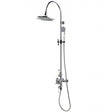 RAK Washington Traditional Fixed Head Exposed Thermostatic Shower Column with Shower Kit - Chrome - RAKWTN6001