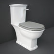 RAK Washington Close Coupled Full Access Open Back WC Pan - White - WASPAN