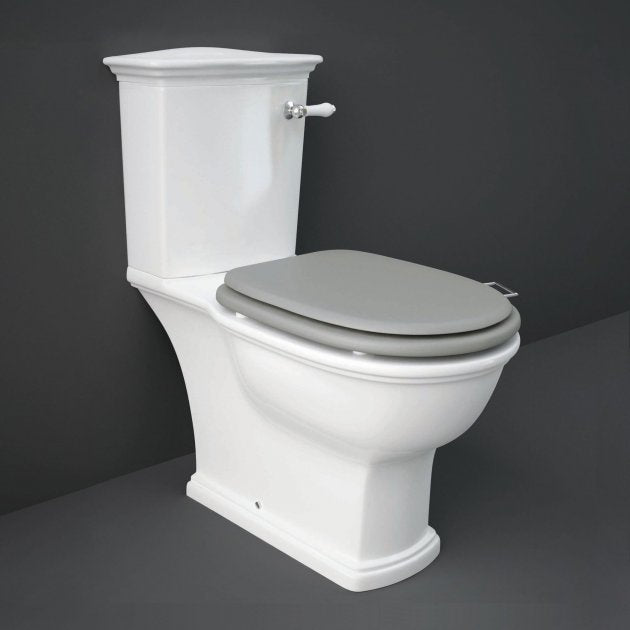 RAK Washington Close Coupled Full Access Open Back WC Pan - White - WASPAN
