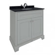 RAK Washington Traditional 2 Door Floor Standing Vanity Unit 800mm Wide - Greige - RAKWBU80505