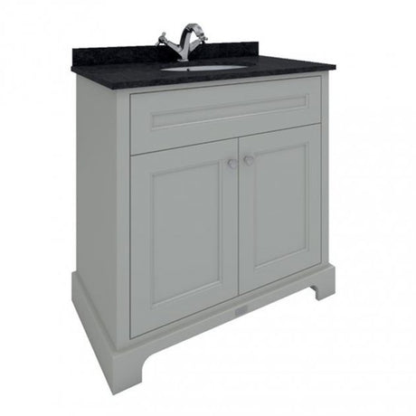 RAK Washington Traditional 2 Door Floor Standing Vanity Unit 800mm Wide - Greige - RAKWBU80505