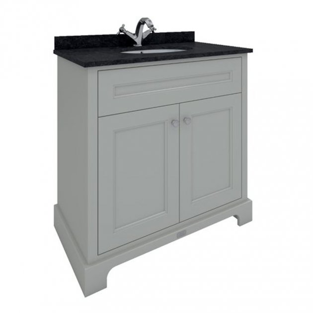 RAK Washington Traditional 2 Door Floor Standing Vanity Unit 800mm Wide - Greige - RAKWBU80505