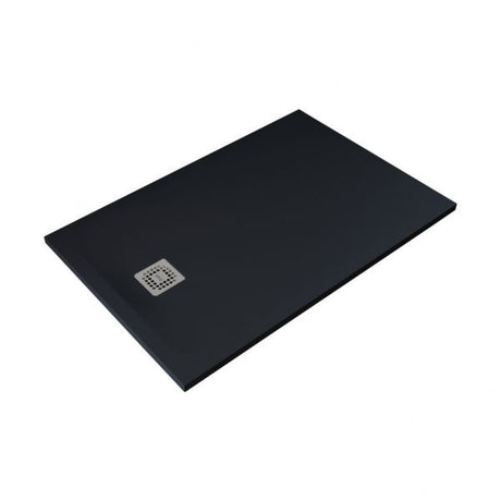 RAK Feeling Modern Rectangular Shower Tray 1200mm x 800mm - Solid Black - RFST080120S504