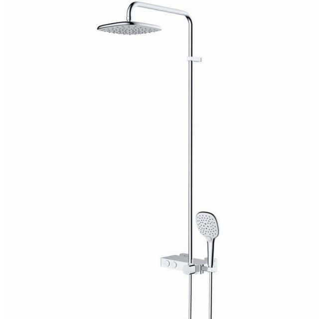 Rak Petit Square Shower Column - Chrome - RAKPES6001C