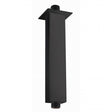 RAK Modern Ceiling Mounted Square Shower Arm 250mm Length - Black - RAKSHW0002B