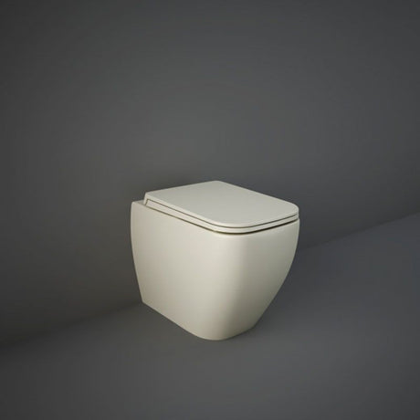 RAK Feeling Rimless Back to Wall Pan - Matt Greige - MP34505A