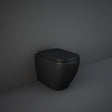 RAK Feeling Soft Close Toilet Seat and Cover - Matt Black - MPSC3901504