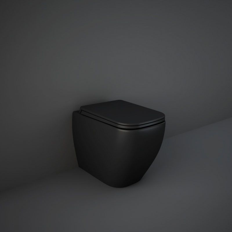 RAK Feeling Soft Close Toilet Seat and Cover - Matt Black - MPSC3901504