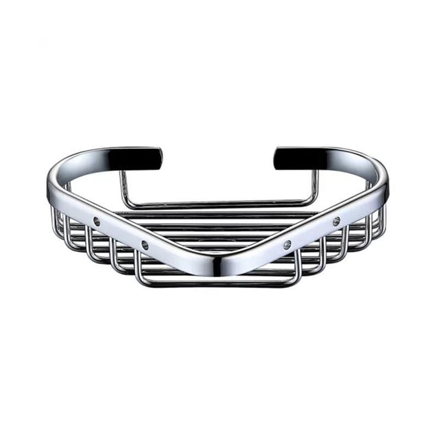 RAK Single Corner Soap Basket - Chrome - RAKCB003S