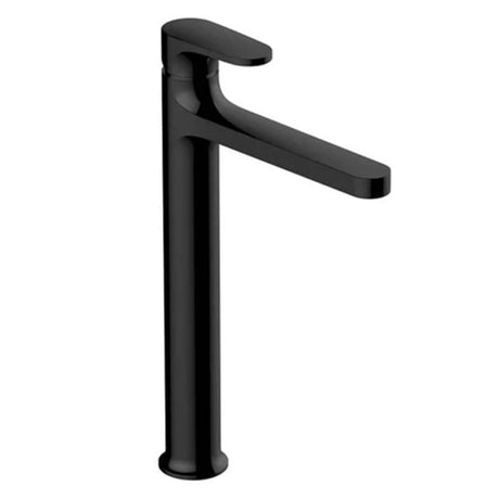 RAK Portofino Tall Basin Mixer - Matt Black - RAKPOR3003B