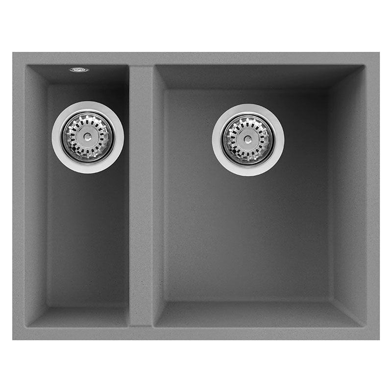 Reginox Quadra 1.5 Bowl Undermount Sink - Titanium - QUADRA 150 TT U-M