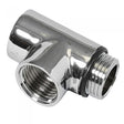 Reina Dual Fuel Chrome Tee Piece - ACCS/TP - TAP 'N' SHOWER