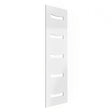 Reina Ancora 1800mm High x 490mm Wide Designer Vertical Radiator - White - RND - AN418W - TAP 'N' SHOWER
