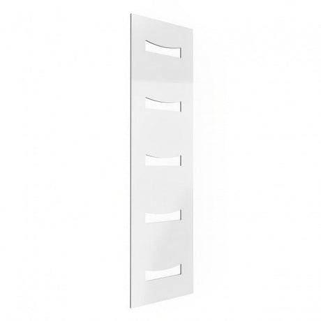 Reina Ancora 1800mm High x 490mm Wide Designer Vertical Radiator - White - RND - AN418W - TAP 'N' SHOWER