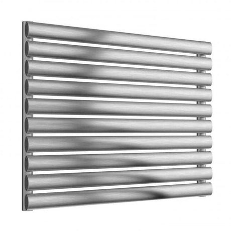 Reina Artena Single Horizontal Designer Stainless Steel Radiator 590mm High x 800mm Wide - Brushed - RNS-AT908B