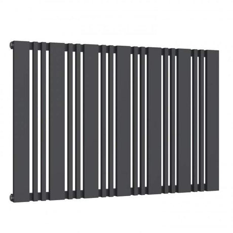 Reina Bonera Modern horizontal anthracite designer radiator 550mm high x 852mm wide