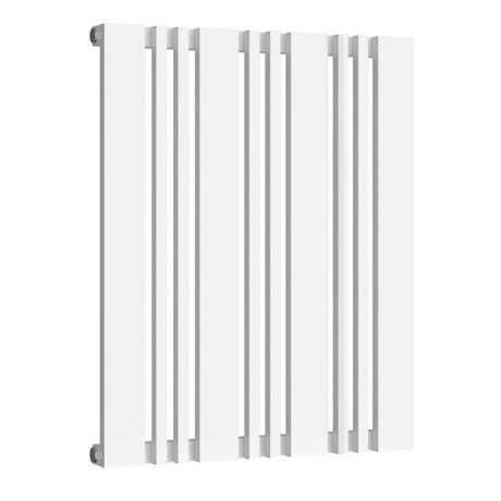 Reina Bonera Designer 550mm High x 456mm Wide Horizontal Radiator - White - RND - HB456W - TAP 'N' SHOWER